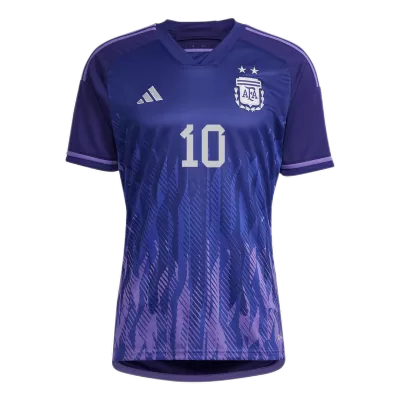 Messi #10 Argentina Away Jersey Shirt World Cup 2022 - jerseymallpro