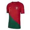 RONALDO #7 Portugal Home Authentic Jersey World Cup 2022 - jerseymallpro