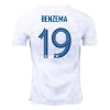 BENZEMA #19 France Away Jersey Shirt World Cup 2022 - jerseymallpro