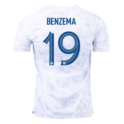 BENZEMA #19 France Away Jersey Shirt World Cup 2022 - jerseymallpro