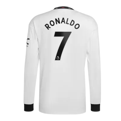 Ronaldo #7 Manchester United Away Long Sleeve Soccer Jersey 2022/23 - jerseymallpro