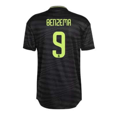 BENZEMA #9 Real Madrid Third Away Authentic Jersey 2022/23 - jerseymallpro