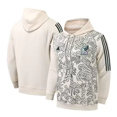 Mexico Sweater Hoodie 2022 White&Green - jerseymallpro