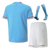 Manchester City Home Kids Jerseys Full Kit 2022/23 - jerseymallpro