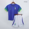 Brazil Away World Cup Kids Jerseys Kit 2022 Nike - jerseymallpro