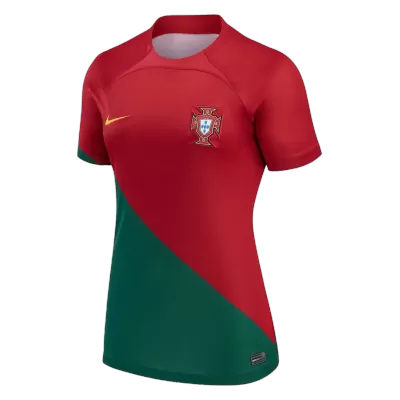Portugal Home Jersey Shirt 2022 Women - jerseymallpro