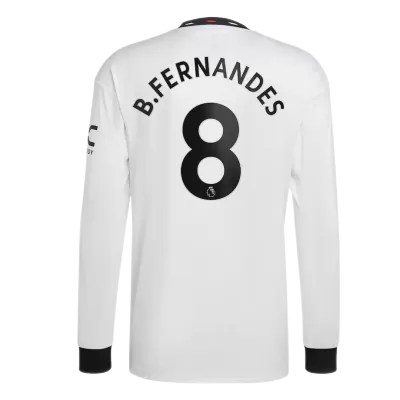 B.FERNANDES #8 Manchester United Away Long Sleeve Soccer Jersey 2022/23 - jerseymallpro