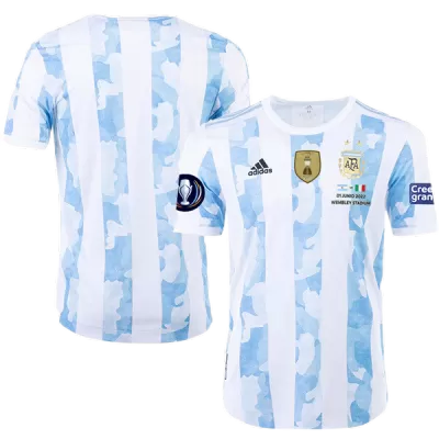 Argentina Finalissima Home Jersey Shirt 2021 - jerseymallpro