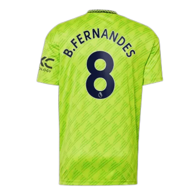 B.FERNANDES #8 Manchester United Third Away Jersey Shirt 2022/23 - jerseymallpro