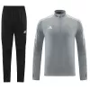 1/4 Zip Customize Tracksuit 2021/22 Gray - jerseymallpro