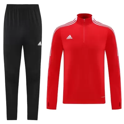 1/4 Zip Customize Tracksuit 2021/22 Red - jerseymallpro