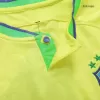 Brazil Home Long Sleeve Soccer Jersey 2022 - jerseymallpro