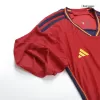 Spain Home Authentic Jersey World Cup 2022 - jerseymallpro