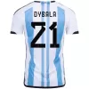 DYBALA #21 Argentina Home Jersey World Cup 2022 - jerseymallpro