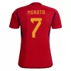 MORATA #7 Spain Home Jersey World Cup 2022 - jerseymallpro