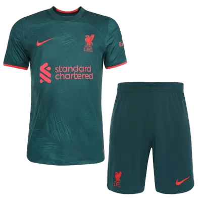 Liverpool Third Away Kids Jerseys Kit 2022/23 - jerseymallpro