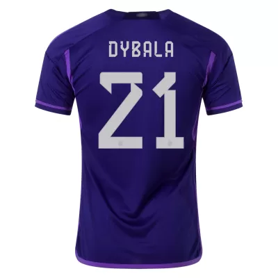 DYBALA #21 Argentina Away Jersey World Cup 2022 - jerseymallpro