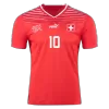 XHAKA #10 Switzerland Home Jersey World Cup 2022 - jerseymallpro