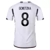 GORETZKA #8 Germany Home Authentic Jersey World Cup 2022 - jerseymallpro