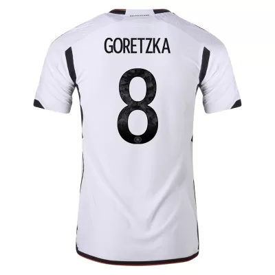 GORETZKA #8 Germany Home Authentic Jersey World Cup 2022 - jerseymallpro