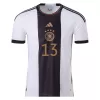 MÜLLER #13 Germany Home Authentic Jersey World Cup 2022 - jerseymallpro