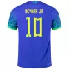 NEYMAR JR #10 Brazil Away Authentic Jersey 2022 - jerseymallpro