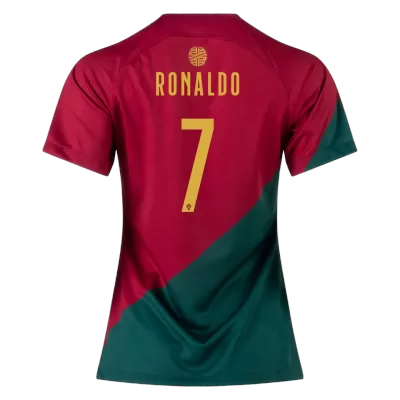 RONALDO #7 Portugal Home Jersey 2022 Women - jerseymallpro