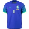 P.Coutinho #11 Brazil Away Authentic Jersey 2022 - jerseymallpro