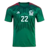 H.LOZANO #22 Mexico Home Jersey World Cup 2022 - jerseymallpro