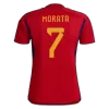 MORATA #7 Spain Home Jersey World Cup 2022 - jerseymallpro