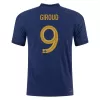 GIROUD #9 France Home Authentic Jersey World Cup 2022 - jerseymallpro