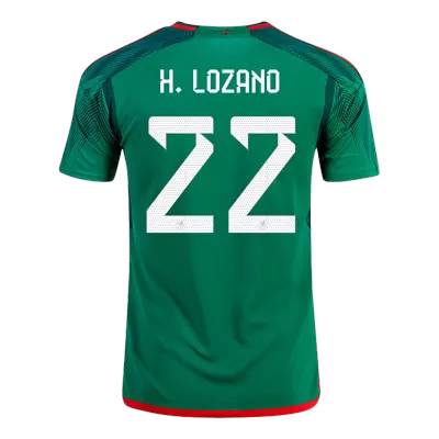 H.LOZANO #22 Mexico Home Jersey World Cup 2022 - jerseymallpro