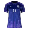 DI MARIA #11 Argentina Away Jersey World Cup 2022 Women - jerseymallpro