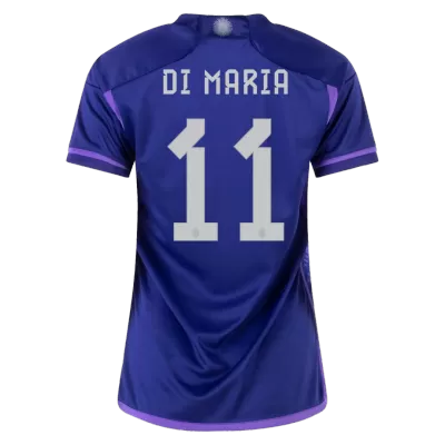 DI MARIA #11 Argentina Away Jersey World Cup 2022 Women - jerseymallpro