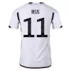 REUS #11 Germany Home Authentic Jersey World Cup 2022 - jerseymallpro