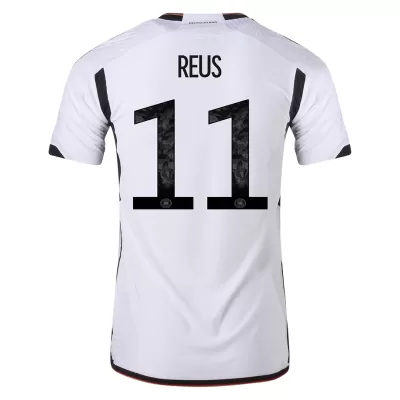 REUS #11 Germany Home Authentic Jersey World Cup 2022 - jerseymallpro