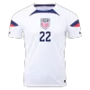 YEDLIN #22 USA Home Jersey World Cup 2022 - jerseymallpro