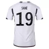 SANÉ #19 Germany Home Authentic Jersey World Cup 2022 - jerseymallpro