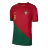 B.FERNANDES #8 Portugal Home Authentic Jersey World Cup 2022 - jerseymallpro