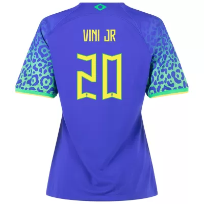 VINI JR #20 Brazil Away Jersey World Cup 2022 Women - jerseymallpro