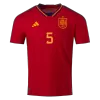 SERGIO #5 Spain Home Authentic Jersey World Cup 2022 - jerseymallpro