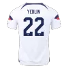 YEDLIN #22 USA Home Jersey World Cup 2022 - jerseymallpro