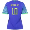 NEYMAR JR #10 Brazil Away Jersey World Cup 2022 Women - jerseymallpro