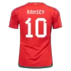 RAMSEY #10 Wales Home Jersey World Cup 2022 - jerseymallpro