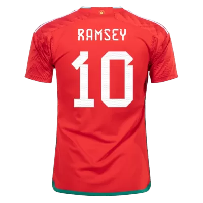 RAMSEY #10 Wales Home Jersey World Cup 2022 - jerseymallpro