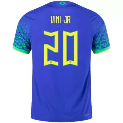 VINI JR #20 Brazil Away Authentic Jersey 2022 - jerseymallpro