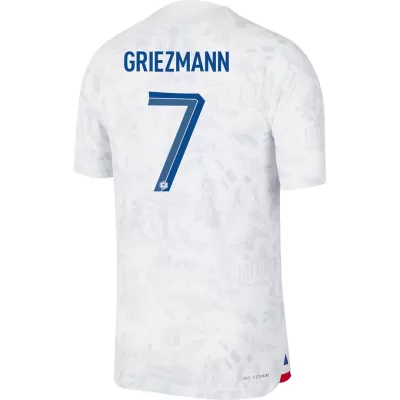 GRIEZMANN #7 France Away Authentic Jersey World Cup 2022 - jerseymallpro