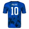 PULISIC #10 USA Away Authentic Jersey World Cup 2022 - jerseymallpro