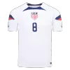 McKENNIE #8 USA Home Authentic Jersey World Cup 2022 - jerseymallpro