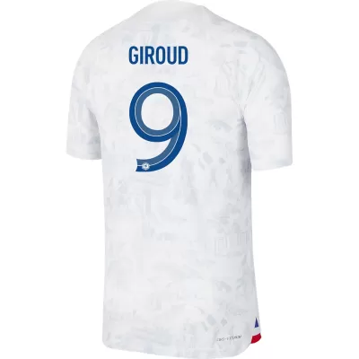 GIROUD #9 France Away Authentic Jersey World Cup 2022 - jerseymallpro